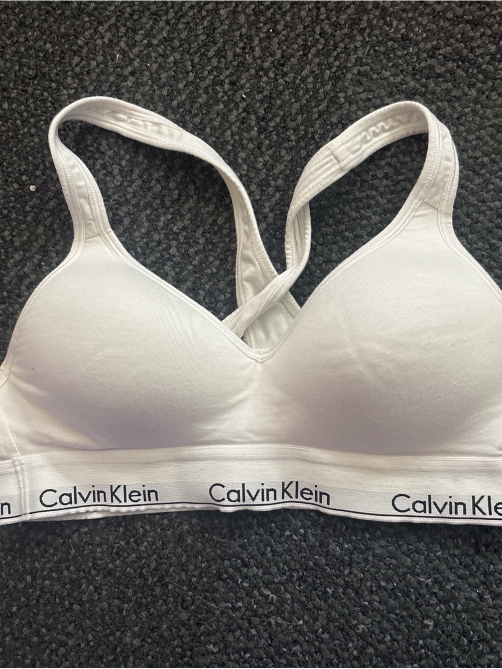 Calvin Klein Women's White Bralette